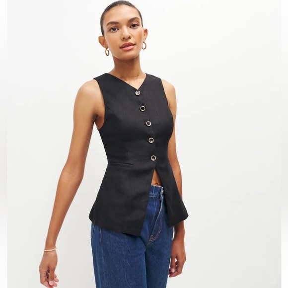 Reformation Tops - NWOT Reformation Aspen Linen Top